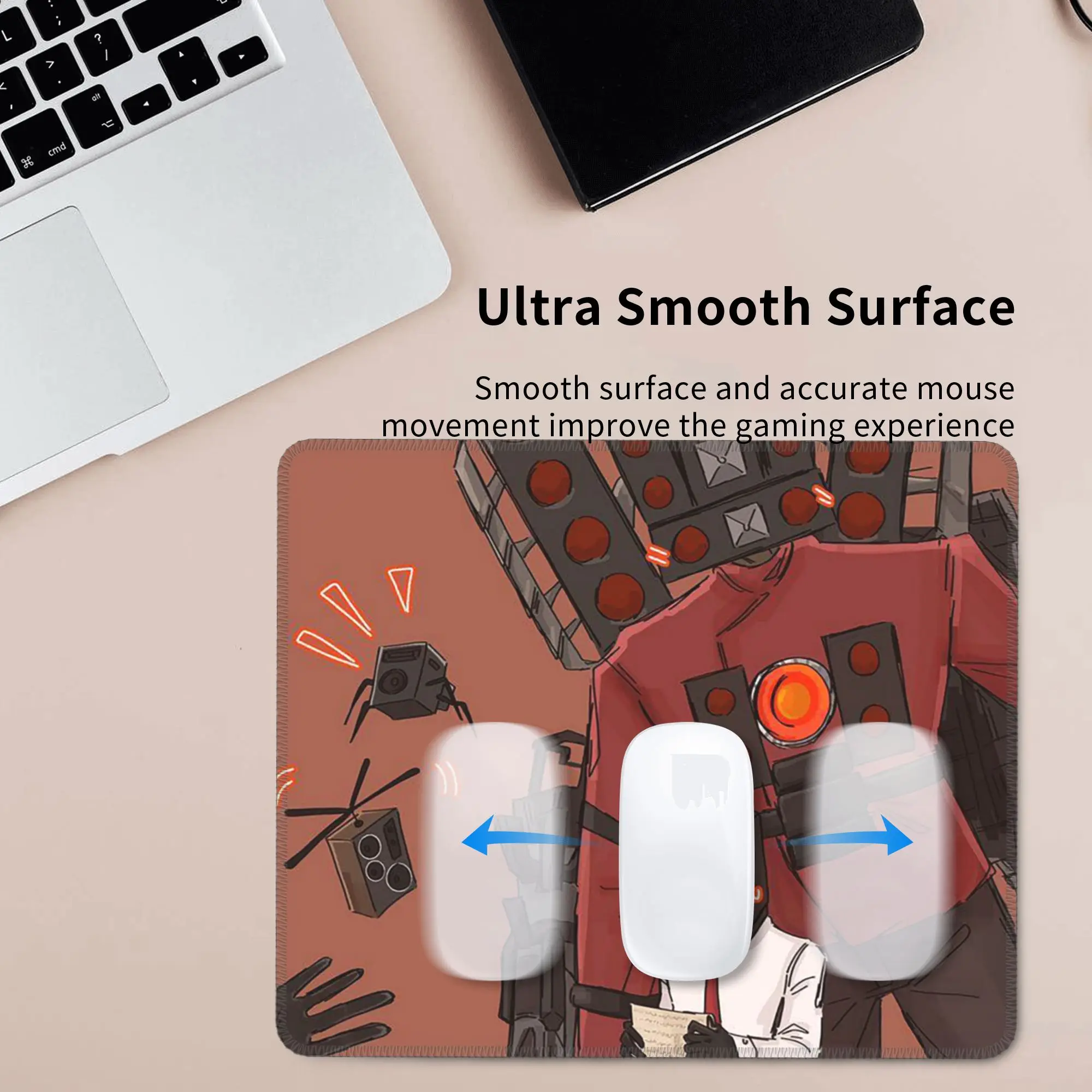 Skibidi Toilet Anime Mouse Pad Computer Keyboard Mouse Mat Gamer PC Laptop Desk Mat Office Accessories Table Mats