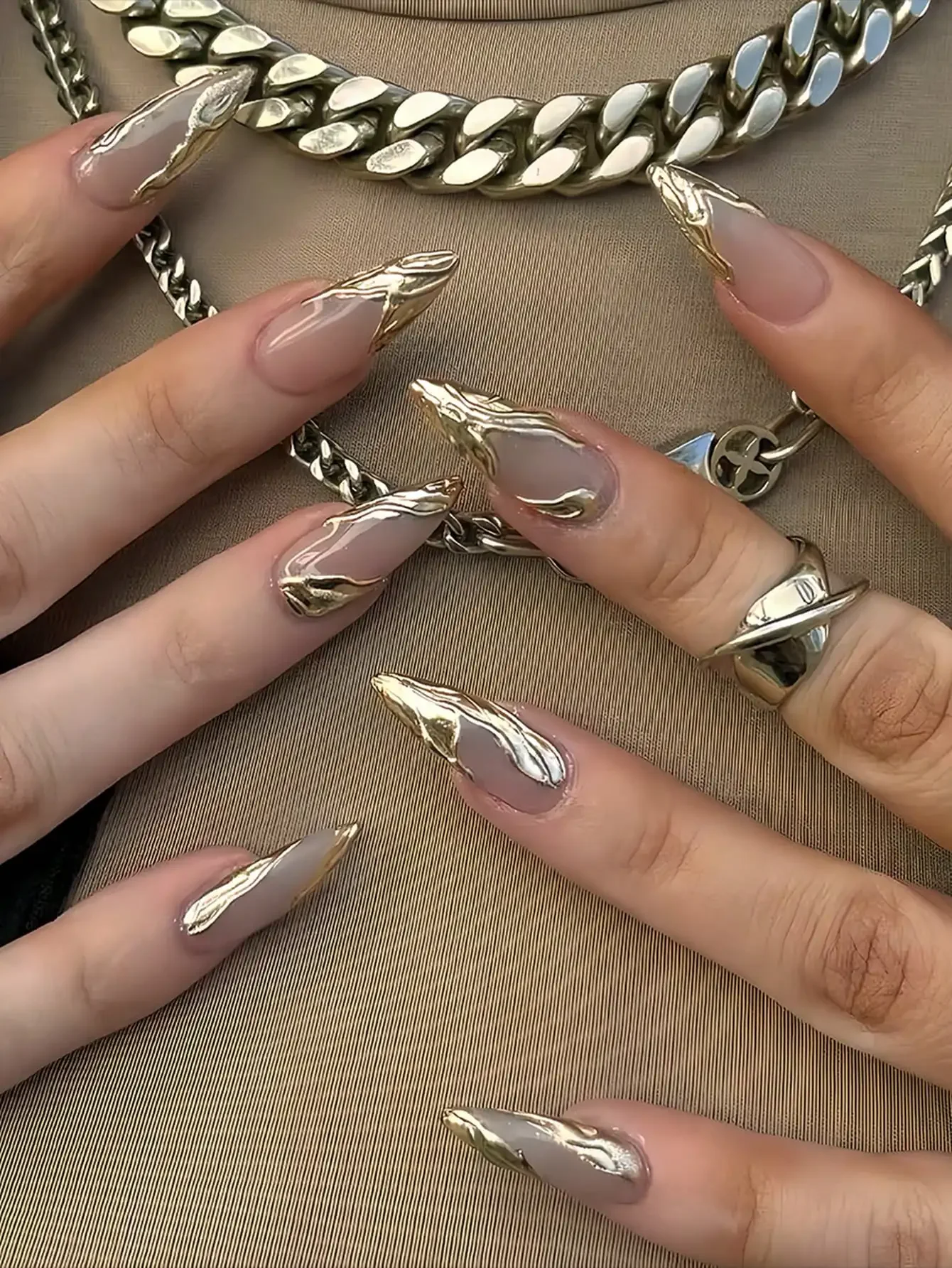 

24Pcs Y2K Punk Press On Nails, Black Splatter Tie-Dye Star Nails with 3D Rhinestones