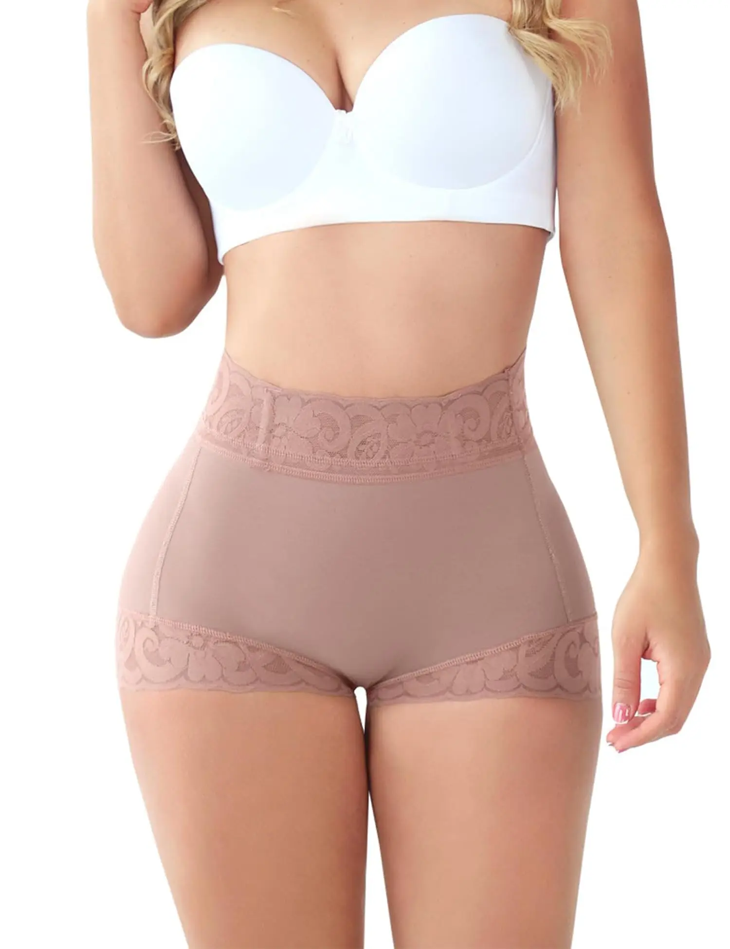 Трусики с подтяжкой ягодиц, корректирующее белье для женщин, компрессионное нижнее белье, короткое кружевное корректирующее белье для ягодиц