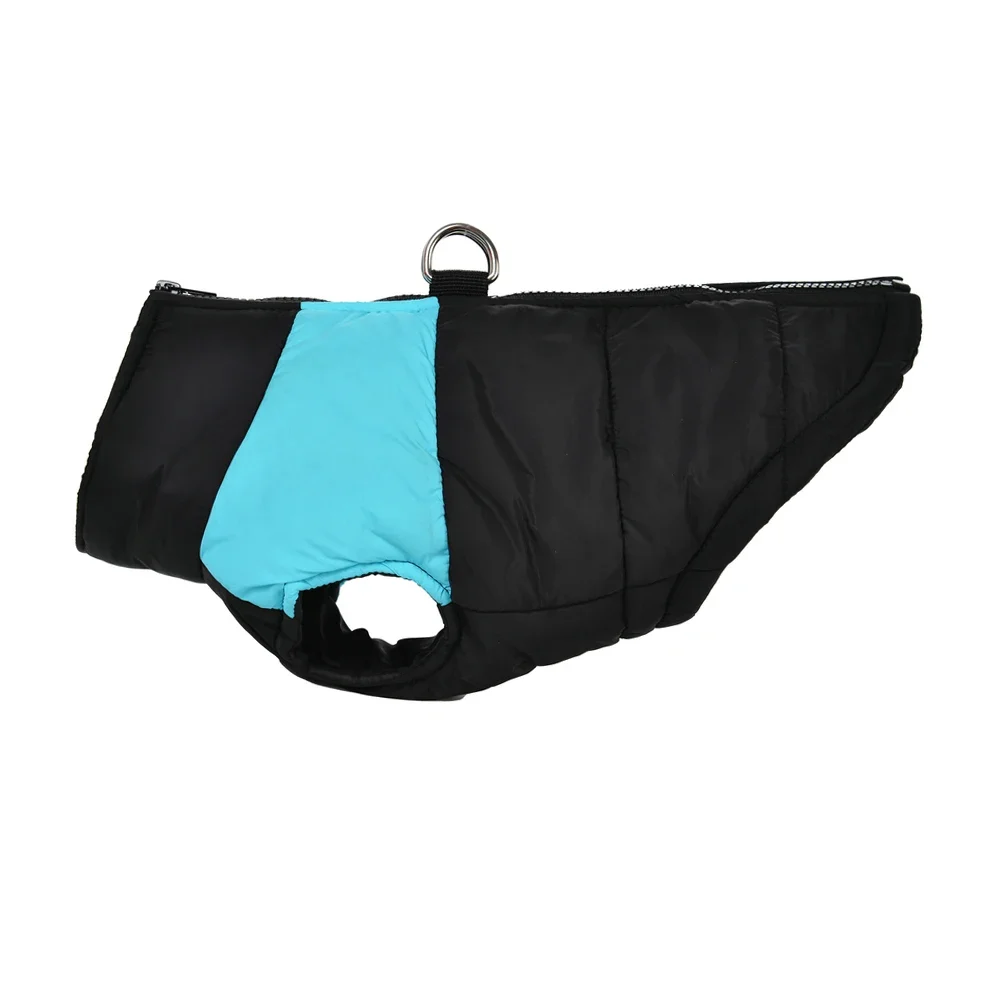 Warme Winter-Hundejacke für den Winter, gepolsterte Haustierweste, Mantel für kleine große Hunde, wasserdichte Haustierkleidung mit D-Ring, Golden Retriever – Detail 5