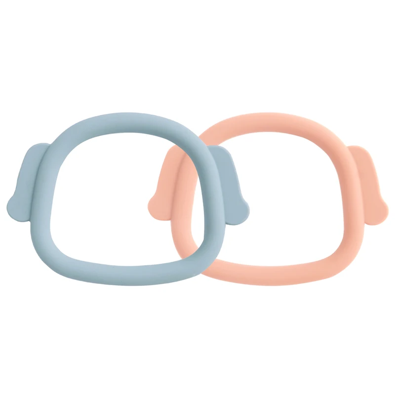 1PCS New BPA Free Silicone Baby Teether Toys Food Grade Pacifier Tooth Molar Cartoon Animal Shape Teething Ring Baby Toy