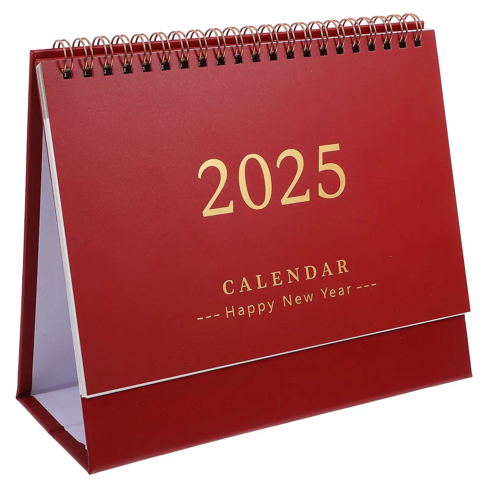 

2025 Desk Calendar Office 2024-2025 Spiral Academic Monthly Desktop Supply Table Decorations Calendar Delicate Home Supplies