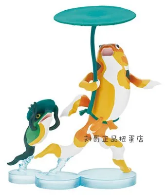 KITAN CLUB Gashapon Creative Art In the Pocket Gacahpon Kokuyo Kogawa Ukiyo-e Goldfish Demon Figure Ornaments Capsule Toy