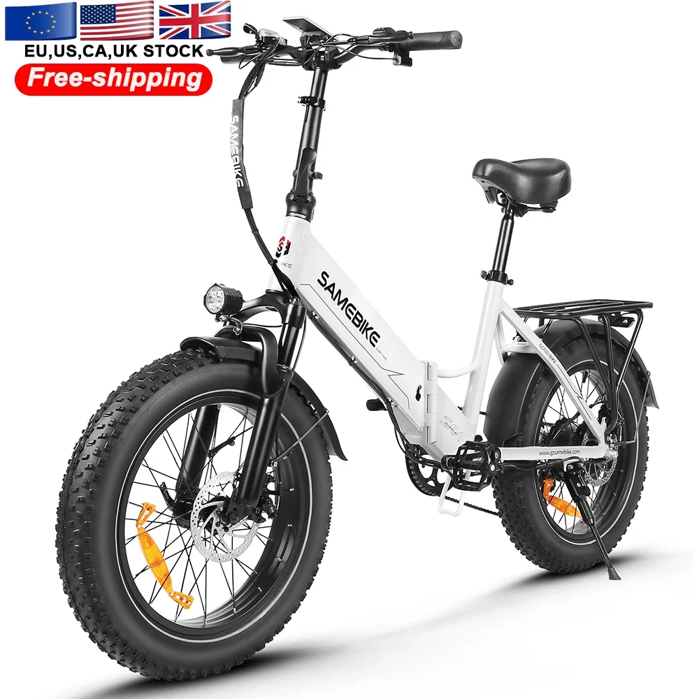 

Fast Delivery EU Stock 20"Aluminum Alloy Folding Fat Frame Color LCD Middle Display Fat Tire Mountain Electric Bicycle