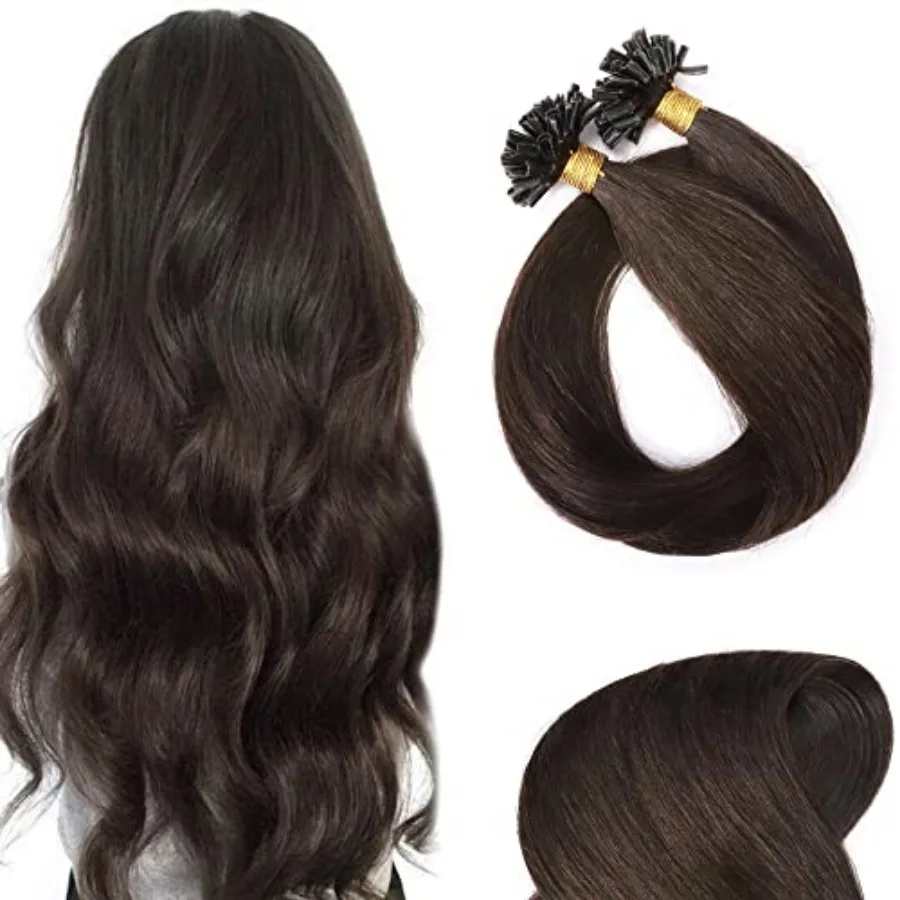 

Наращивание волос U-Tip: натуральные человеческие волосы, кератиновое наращивание, тип «ноготок», балаяж, натуральные шелковистые прямые пряди, 50 нитей