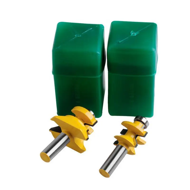 

1 2 Inch Shank Tongue Groove Router Bit Set High Precision Woodworking Tool Carbide Cutter for Professional Workshop Use