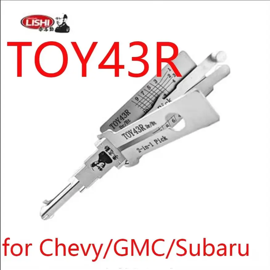 

2026 Lishi 2-in-1 Pick/Decoder Tool for Chevy GMC Subaru B108 B110 TOY43R Door Trunk Locksmith Keyless Entry Programming
