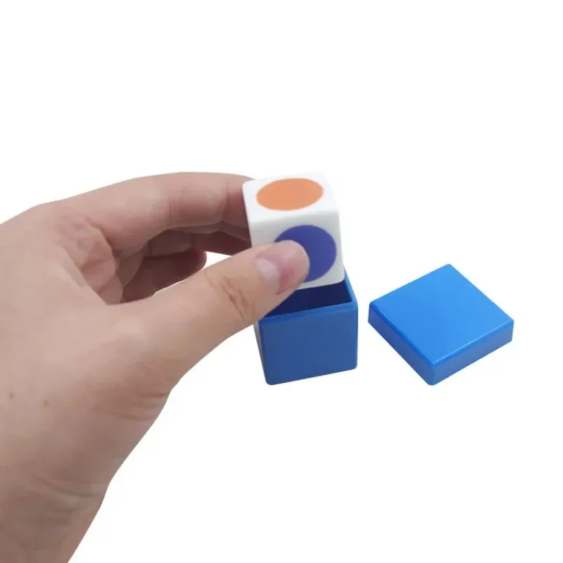 Eye Perspective Dice Box Magic Tricks Distinguish Color Through Sound Dice Close Up Street Magic Props Mentalism Funny  Games