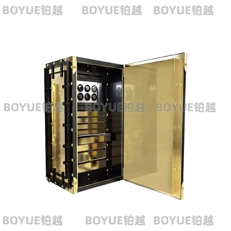 Stainless Steel Luxury Safe with Password Lock Anti Theft Cabinet for Home Villa Mansion Secure Storage Box Modern Design
