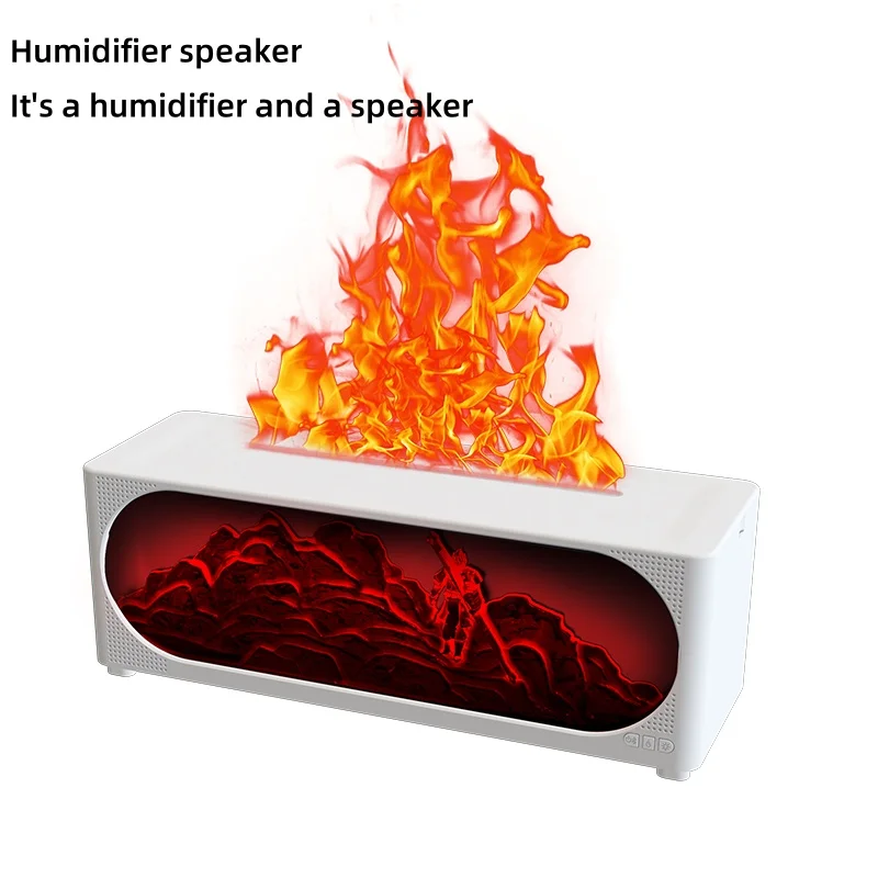 Wukong Flame Humidifier Speaker Aromatherapy Humidifier Home Room Aromatherapy Diffuser with Night Light