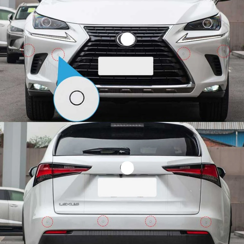 ZJCGO OEM Front Rear Reverse Parking Sensor PDC Car Reversing AID System For Lexus NX NX200 NX200t NX300 NX300h AZ10 2014~2021