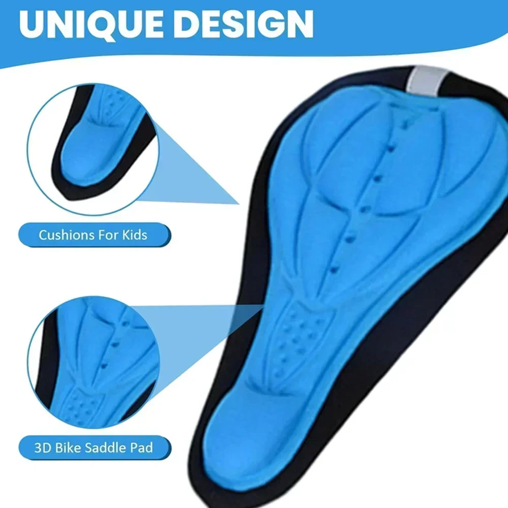 1PCS Gel Padded Bike Seat Cover Extra Soft Comfy for Men Women Comfort,with Stationary, Exercise,Mountain Bikes, Road & Electric view 5
