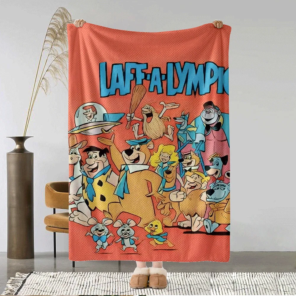 Novelty Cartoon Laugh A Lymp Family Throw Blanket Large Plush Cozy Movie Decor Blanket for Kids Adults 150x200cm
