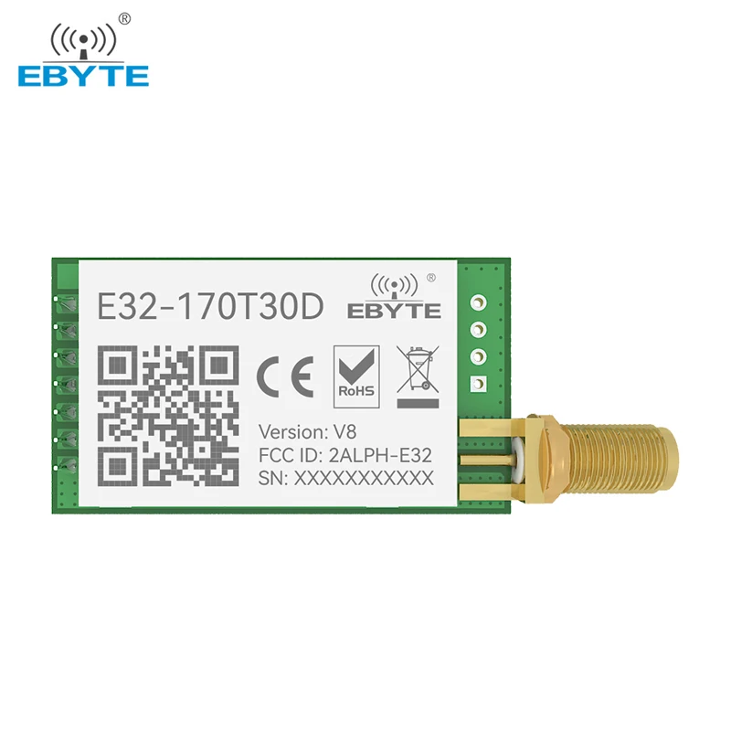 170MHz Long Range 8km Wireless Transceiver Transmitter Receiver Rf Module EBYTE E32-170T30D E32 30dBm SMA Antenna