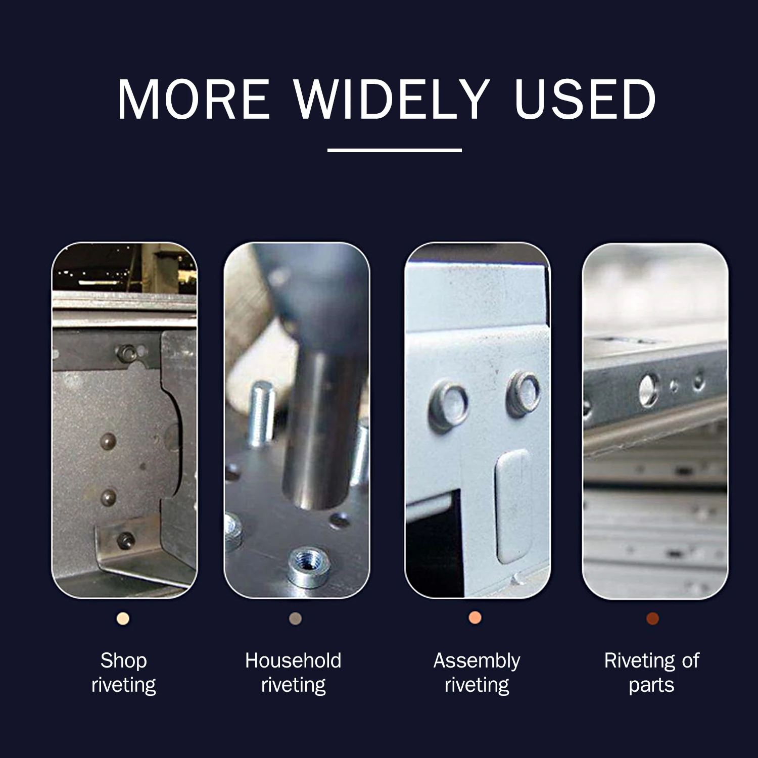 86PCS Rivet Nut Tool Kit Set Blind Rivet Nut Hand Riveter Wrench Threaded Insert Rivet Nut Gun with Metric Rivet Nuts Assortment