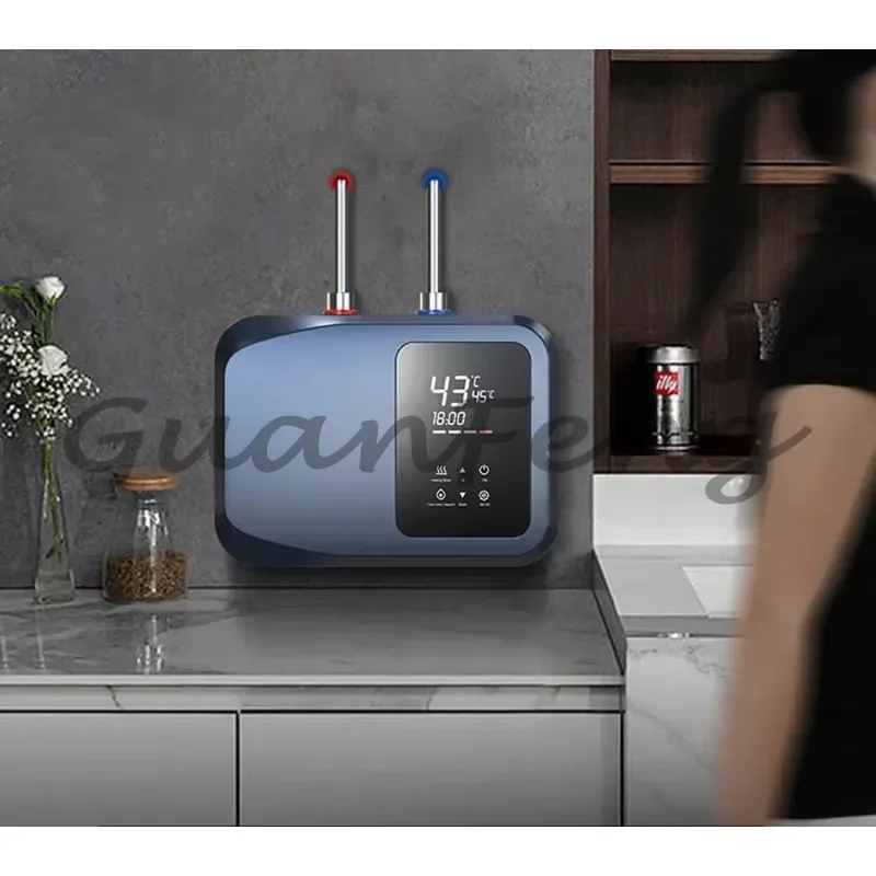 Portable 12V Mini Electric Water Heater, Compact Camping Hot Water Heater for RV, Boat & Yacht Use