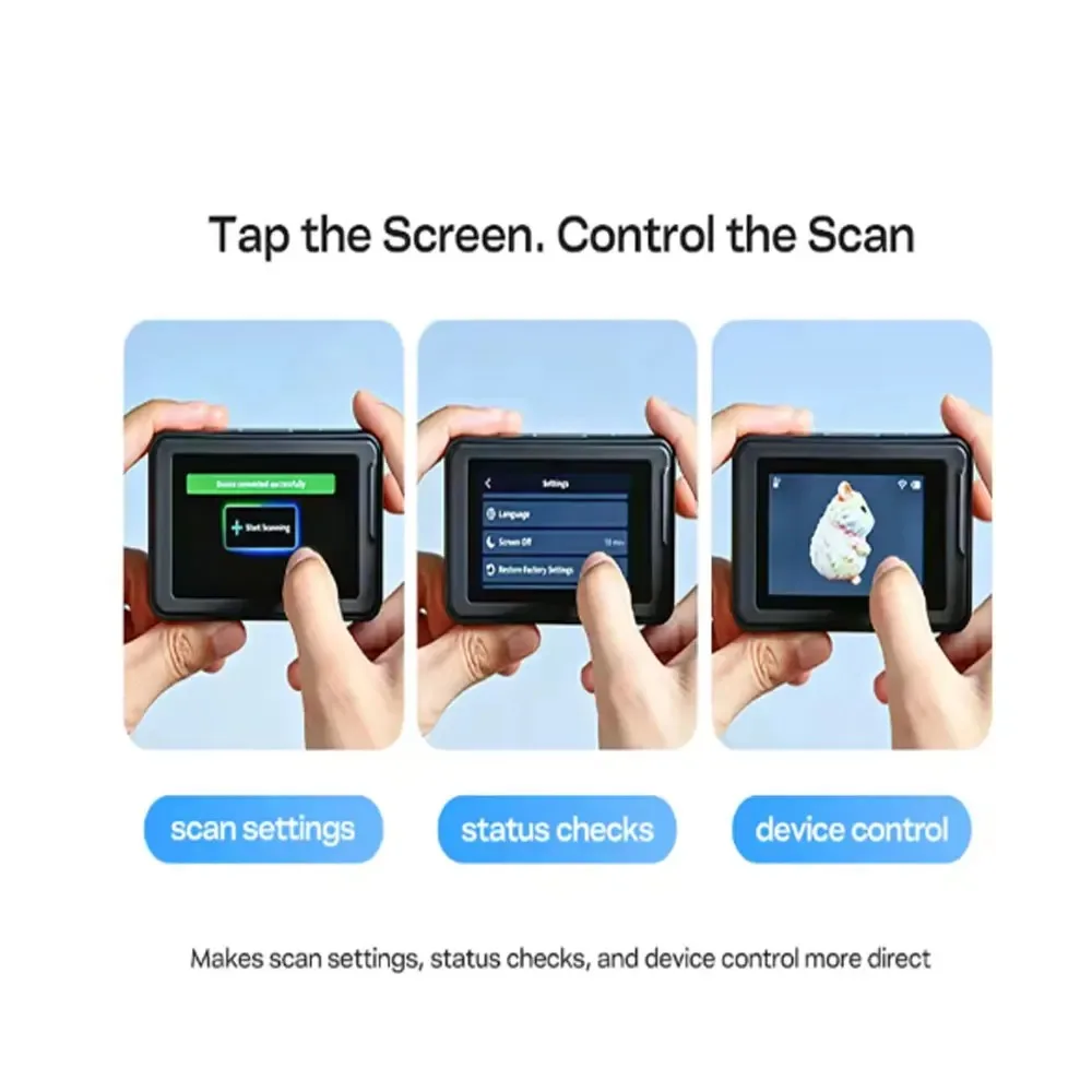 Creality Pika 3D Scanner Portable 0.03mm Accuracy 110FPS High Speed Mini 3D Model Maker for 3D Printing