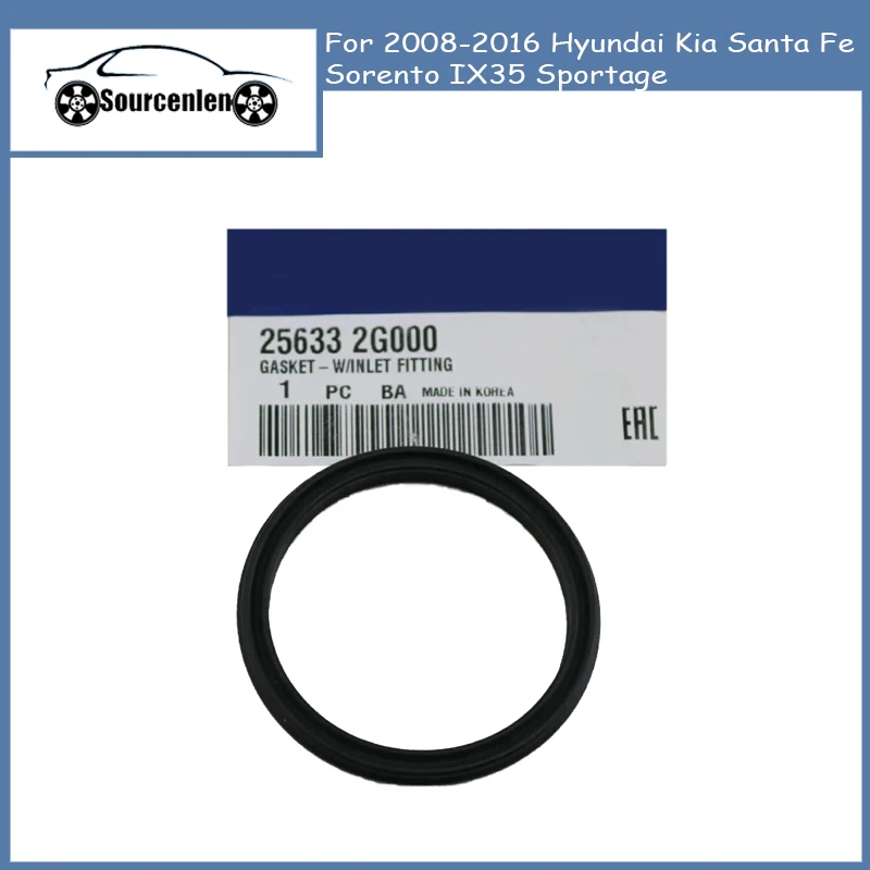 

25633-2G000 256332G000 Auto Parts Thermostat Housing Gasket For 2008-2016 Hyundai Kia Santa Fe Sorento IX35 Sportage