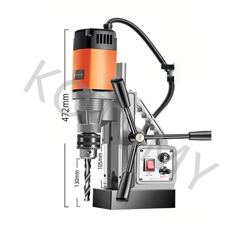 1710W High-power Magnetic Drill Press Adjustable Magnetic Drill Press Machine for Engineering Steel Structure Industrial Grade