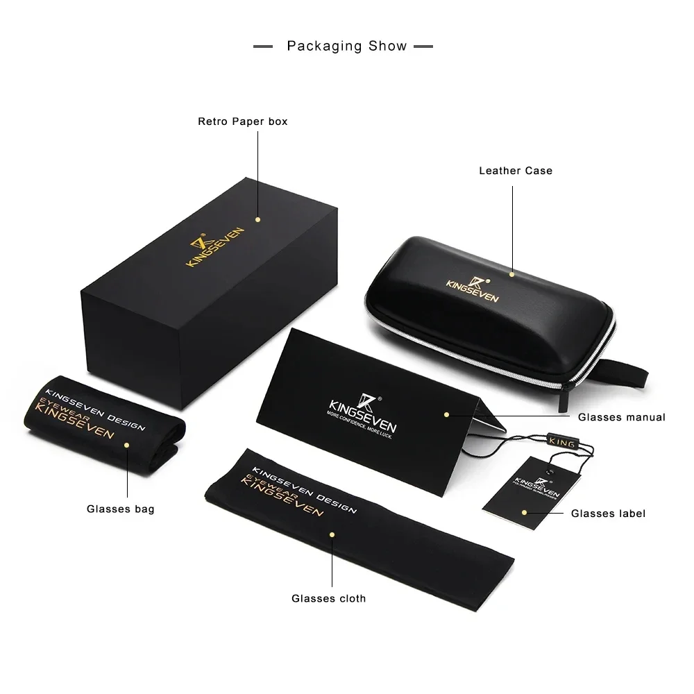 KINGSEVEN موضة السببية الذكور النظارات الشمسية الرجال النساء مستطيلة الكلاسيكية نظارات واقية UV400 الاستقطاب القيادة النظارات #6