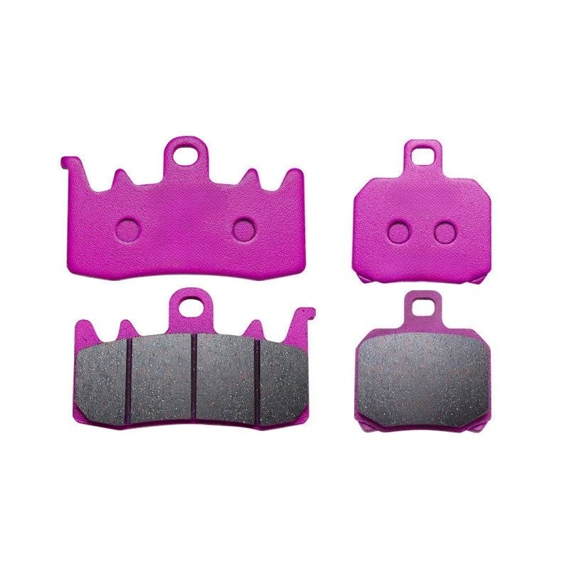 Ceramic Brake Pads Front Rear Disc Compatible with QJMOTOR Qianjiang Chasing 800 QJ800-H High Performance Friction
