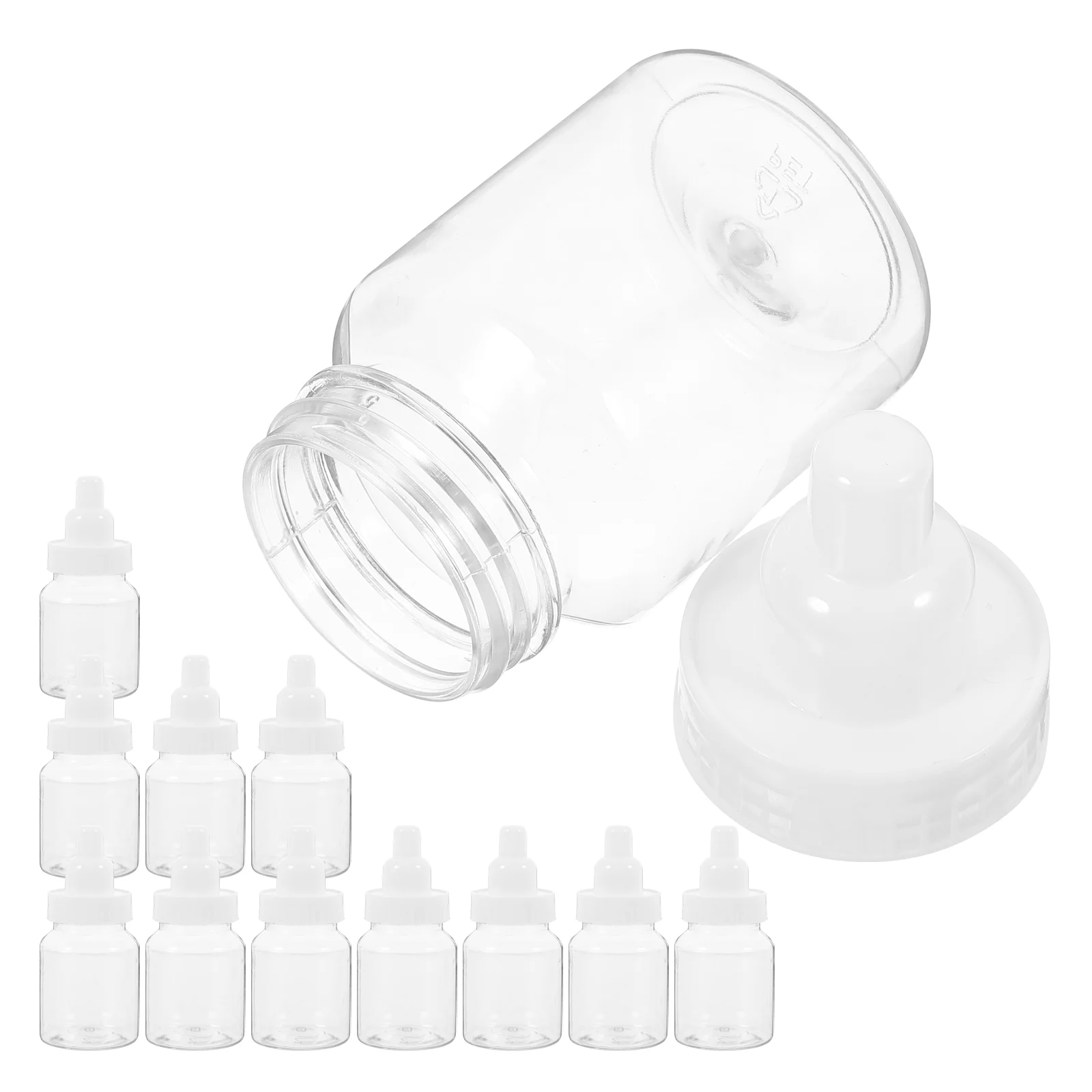 12 Pcs Candy Box Baby Bottles New Born for Plastic Bulk Holder Party Container Detergent Elegant Favors Adults