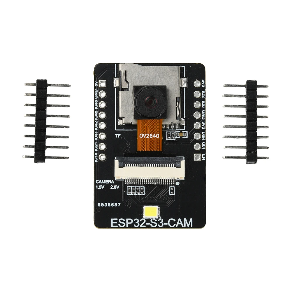 ESP32-S3-CAM Wi-Fi and Bluetooth Development Board, Visual Recognition Module, with OV2640/OV3660 Camera, Type-C Port