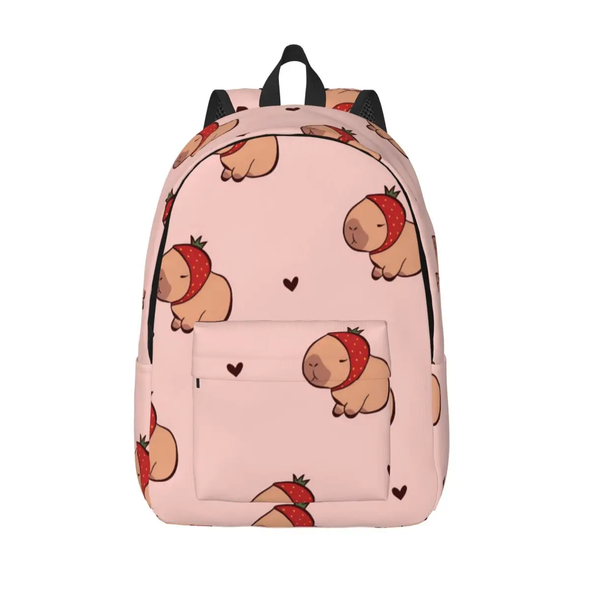 

Capybara Backpack for Boy Girl Kids Student School Bookbag Canvas Daypack Kindergarten Primary Bag Outdoor