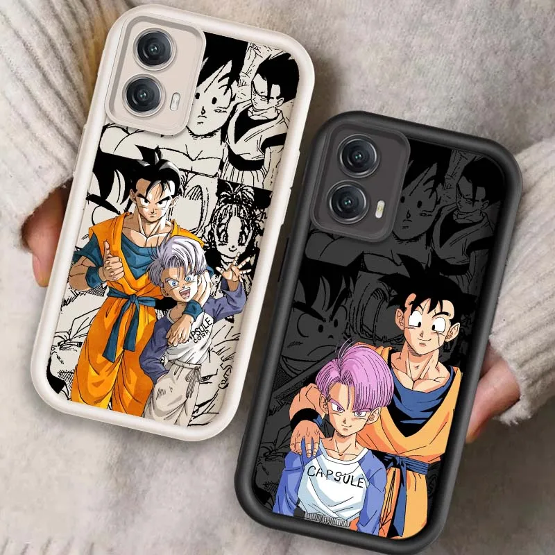 

Anime Trunks Son Goku For Motorola G85 Edge 50 G24 G35 E14 G04 G34 G Stylus G54 G13 G32 G14 5G Eye Ladder Phone Case