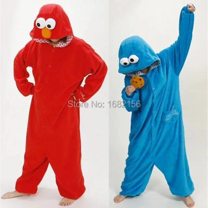 EE01 Kigurumi جديد الفانيلا الكبار كوكي الوحش منامة Disfraces للجنسين ملابس النوم ملابس خاصة منامة الحيوان نيسيي & 0Ww