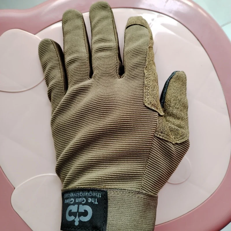 Outdoor tactical gloves all finger summer breathable thin comfortable shooting gloves lightweight touch screen