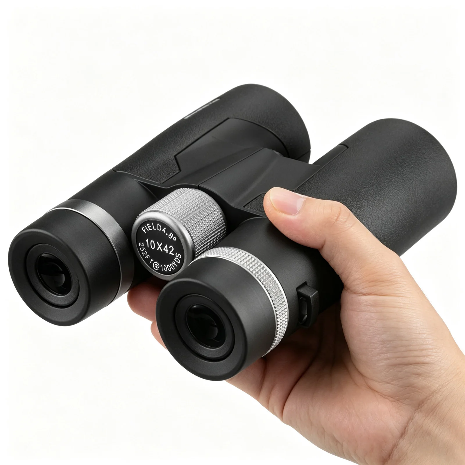 10x42 HD Binoculars for Adults, High Powered Binoculars with BAK4 Prism and Low Light Vision, Waterproof Binoculars