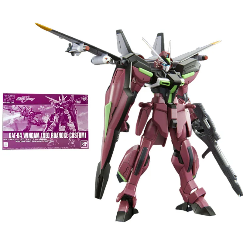 Bandai Gundam Model Kit Anime Figure HGCE GAT-04 Windam Neo Roanoke Custom Genuine Gunpla  Action Toy Figure Toys for Children