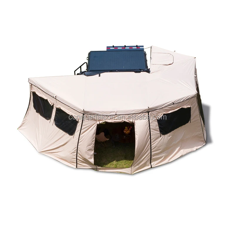 Quick Install 270 Degree Outdoor Car Tent Easy-to-Use Awning With Walls For Pickup Trucks view 4