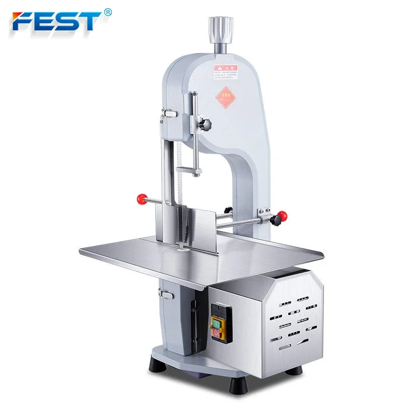 RC250 Meat Machine Meat Bone Cut Saw Machine With 6pcs Saws 1650mm 1.5KW 2HP Manual Bone Saw 110V/220V