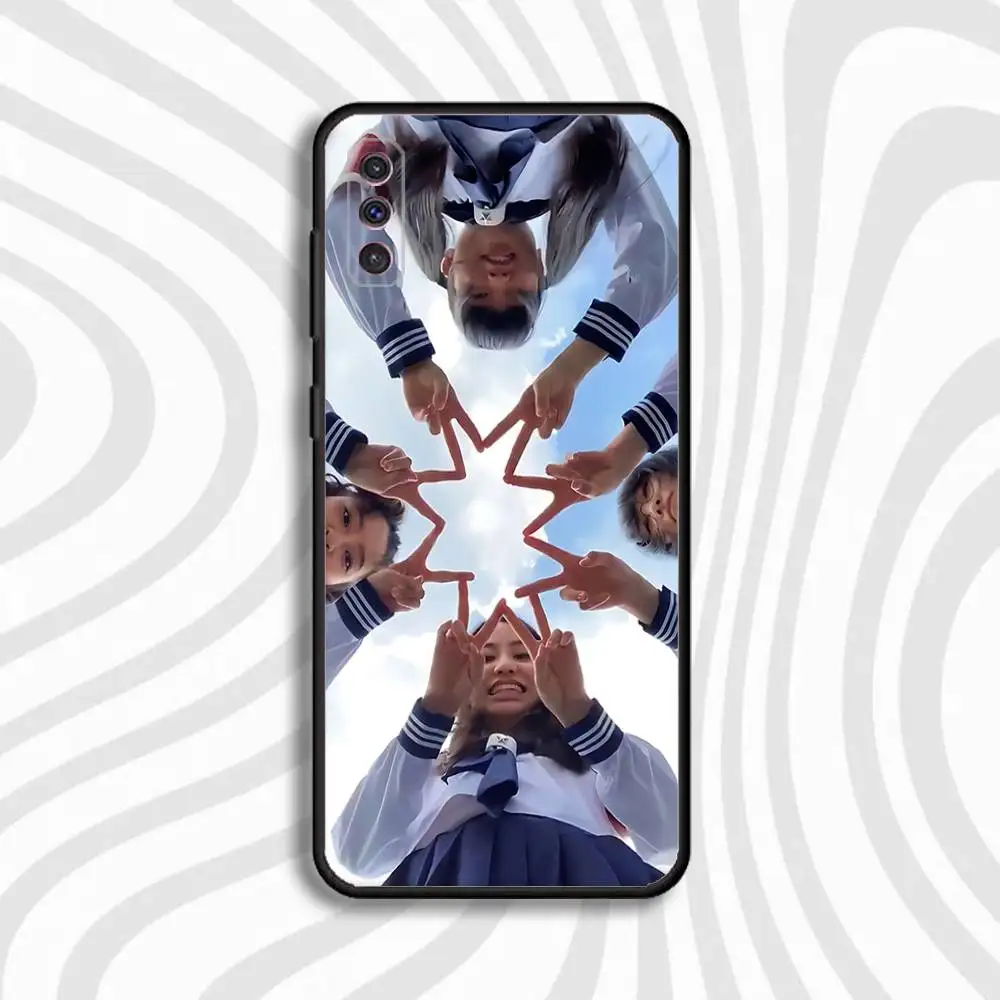 حافظة هاتف ATARASHII GAKKO Suzuka Jpop لهاتف سامسونج S 25,24,23,22,30,21,10,9,Ultra,Plus,Lite,FE,4,5G حافظة ناعمة سوداء #5