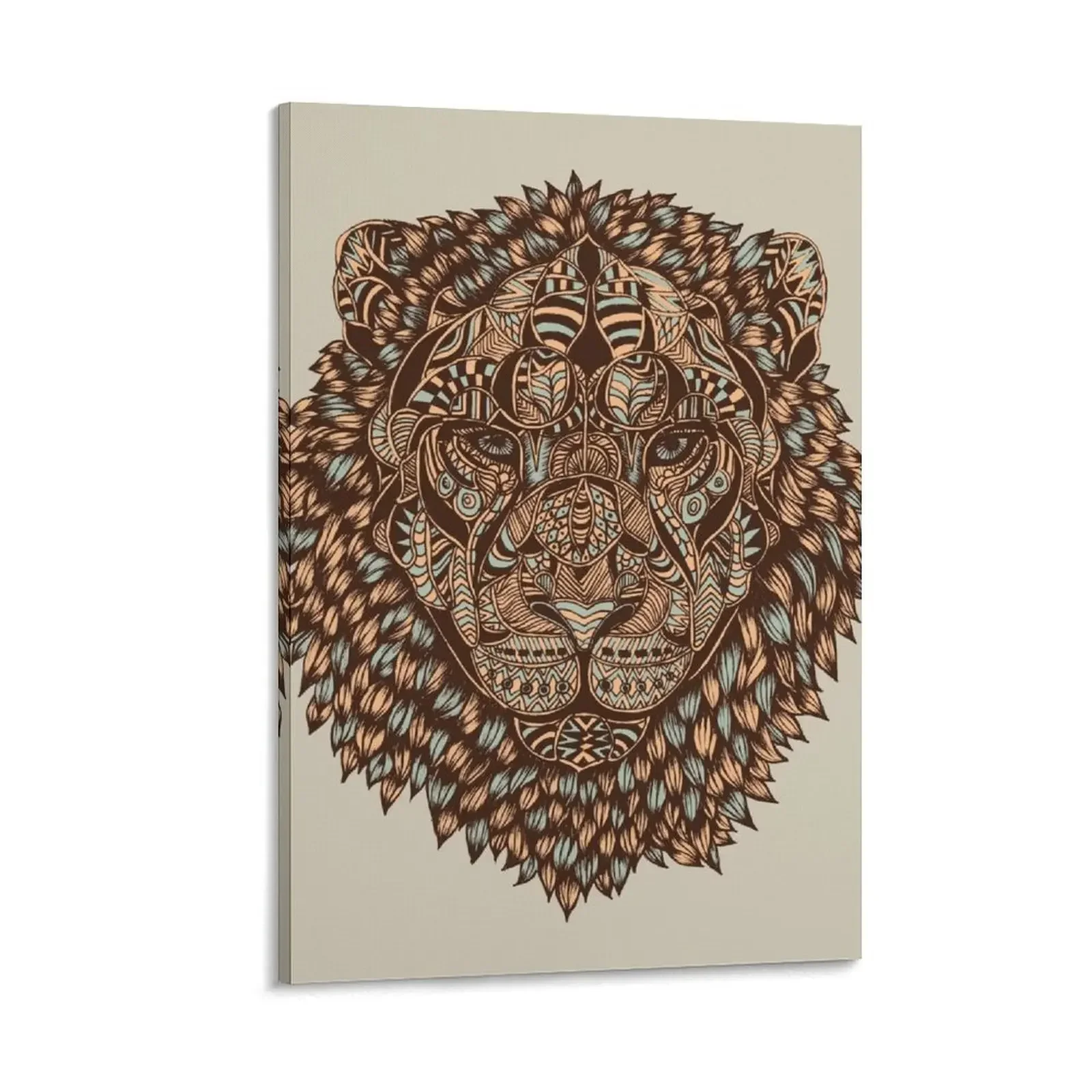 

Lion (Royal) Canvas Painting stickers & posters wallpapers home decor house decorations