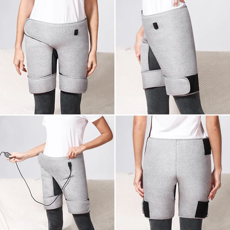 Red Light Heating Hip Protector with Hip Massager  Relieves Hip Pain   Promotes Blood Circulation  Muscle Relaxation