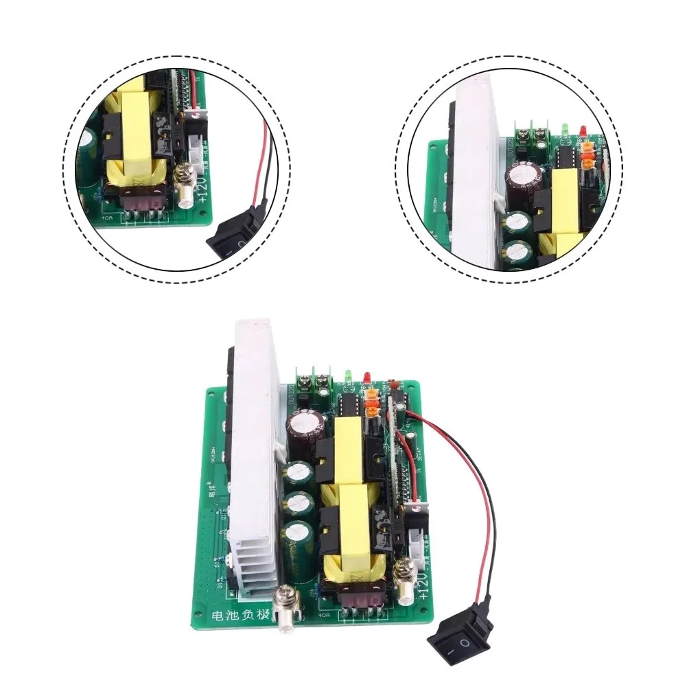 600W Adjustable Voltage Frequency DC AC Inverter Module Input 10V 15V Output 110 220V 50 60Hz for Automotive RV Marine