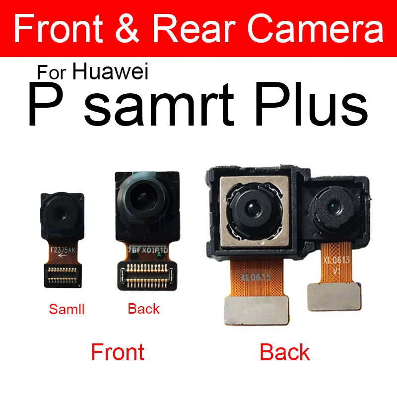 Front Rear Camera For Huawei P Smart Pro Plus 2019 P Smart Z Back Main Front Facing Camera Module Flex Cable Parts