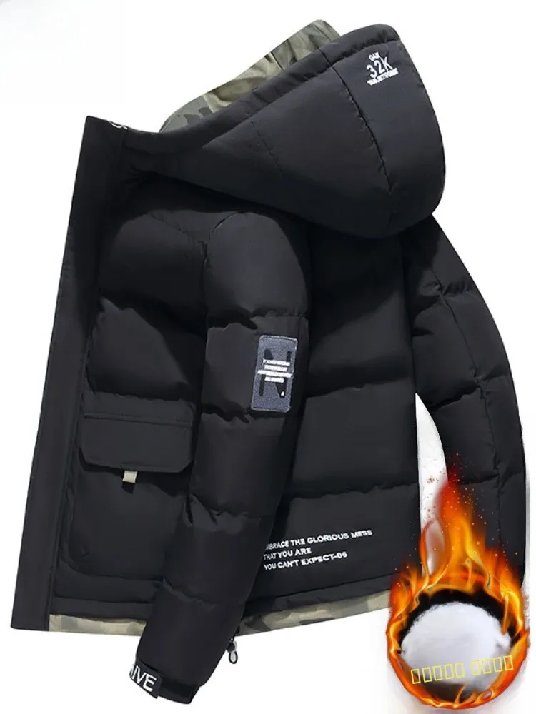 

Мужская зимняя утепленная куртка Paul с капюшоном, на хлопковом наполнителе, теплая, камуфляжная, для защиты от холода, молодежная, повседневная, свободного кроя, из полиэфирного волокна