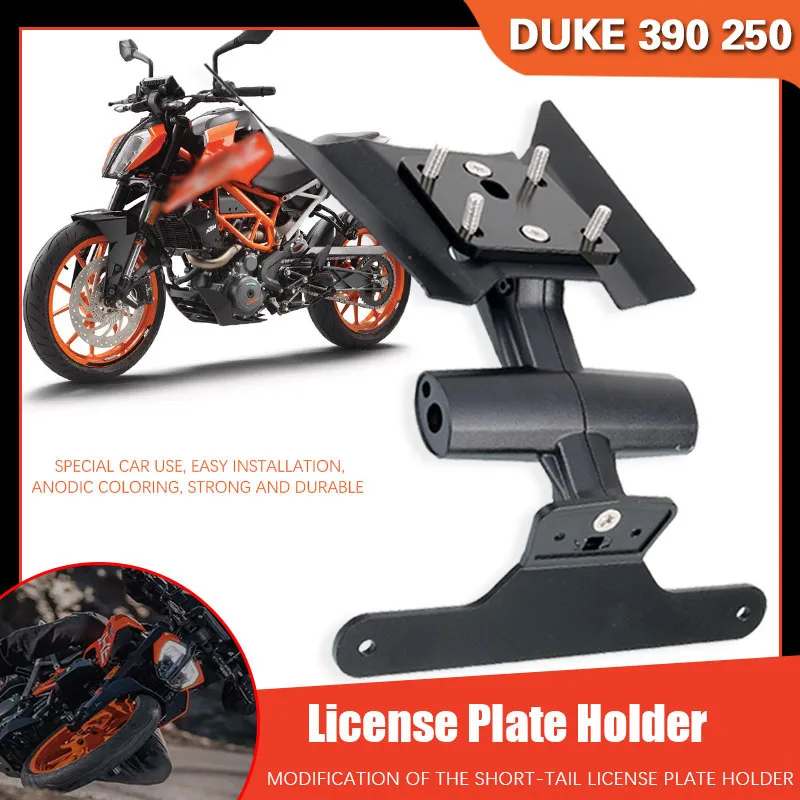 

Motorcycle Tail Tidy Fender Eliminator Registration License Plate Holder For DUKE 125 200 250 390 Duke390 Duke250 2017-2023