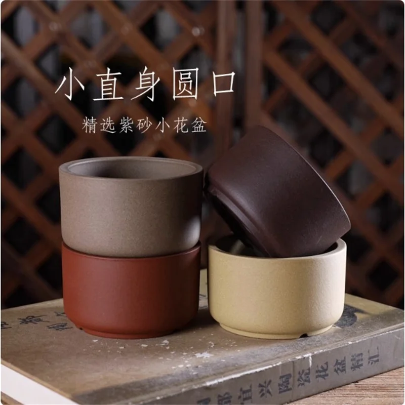Ceramic Round Bonsai Pot,Moss Small Flower Plant Pot,Home Sill Indoor Decoration
