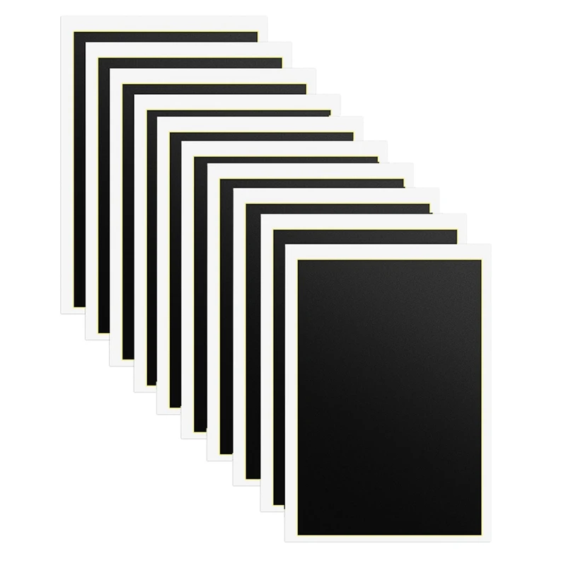 Lasergravure Markeerpapier, 10 Stuks Laserkleurpapier Voor Lasergraveur, 15.4X10.6Inch Zwart Voor Metaalglaskeramiek