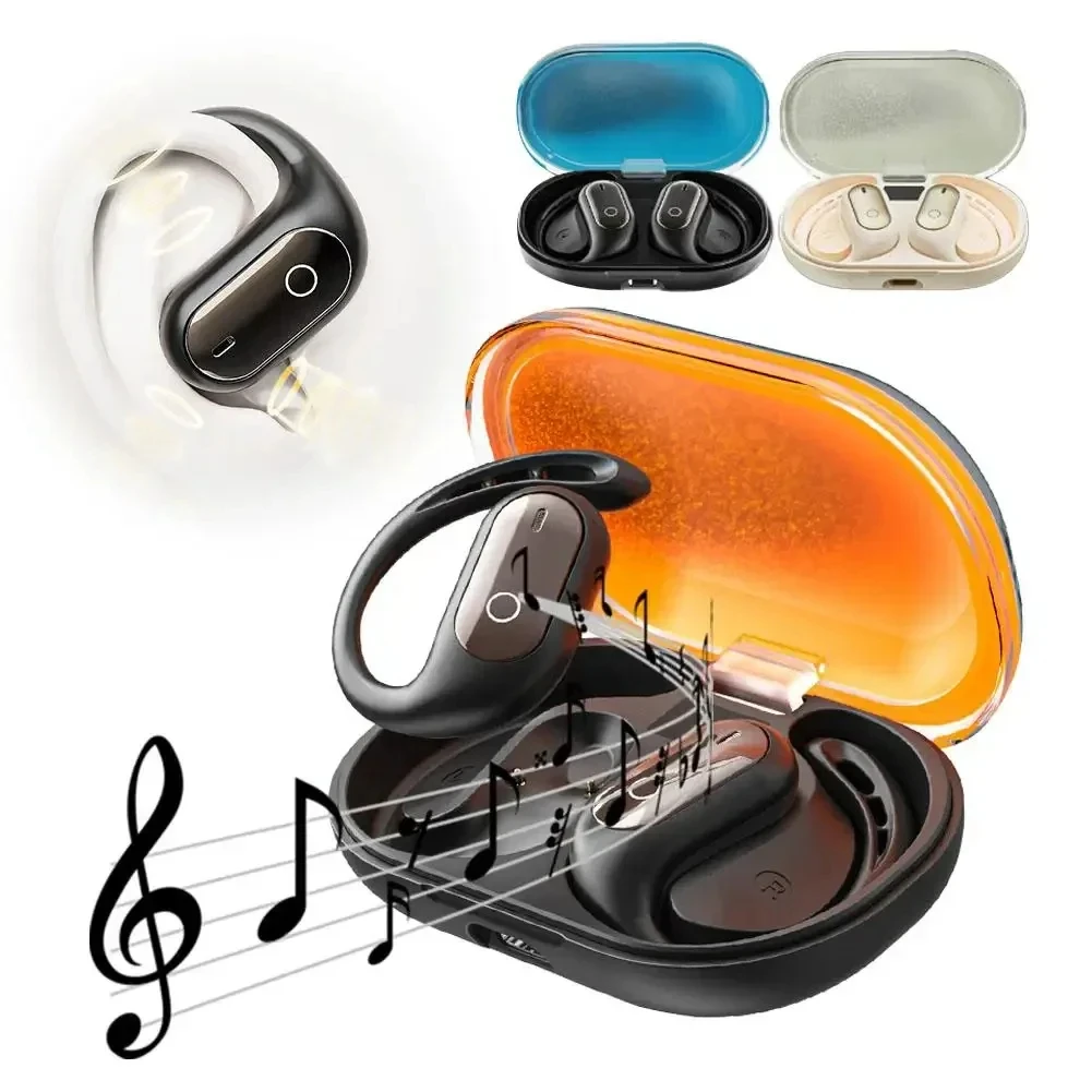 سماعات أذن Xiaomi XG23 PRO اللاسلكية AI ترجمة سماعات أذن بلوتوث 5.4 ضوء ليلي متدفق بدون سماعات أذن معلقة داخل الأذن