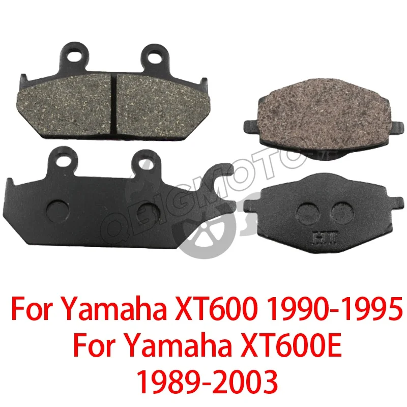 XT 600 E 2003 Motorcycle Front Rear Brake Pad For Yamaha XT600 1990-1995 XT600E 1989-2002 XT-600 XT-600E