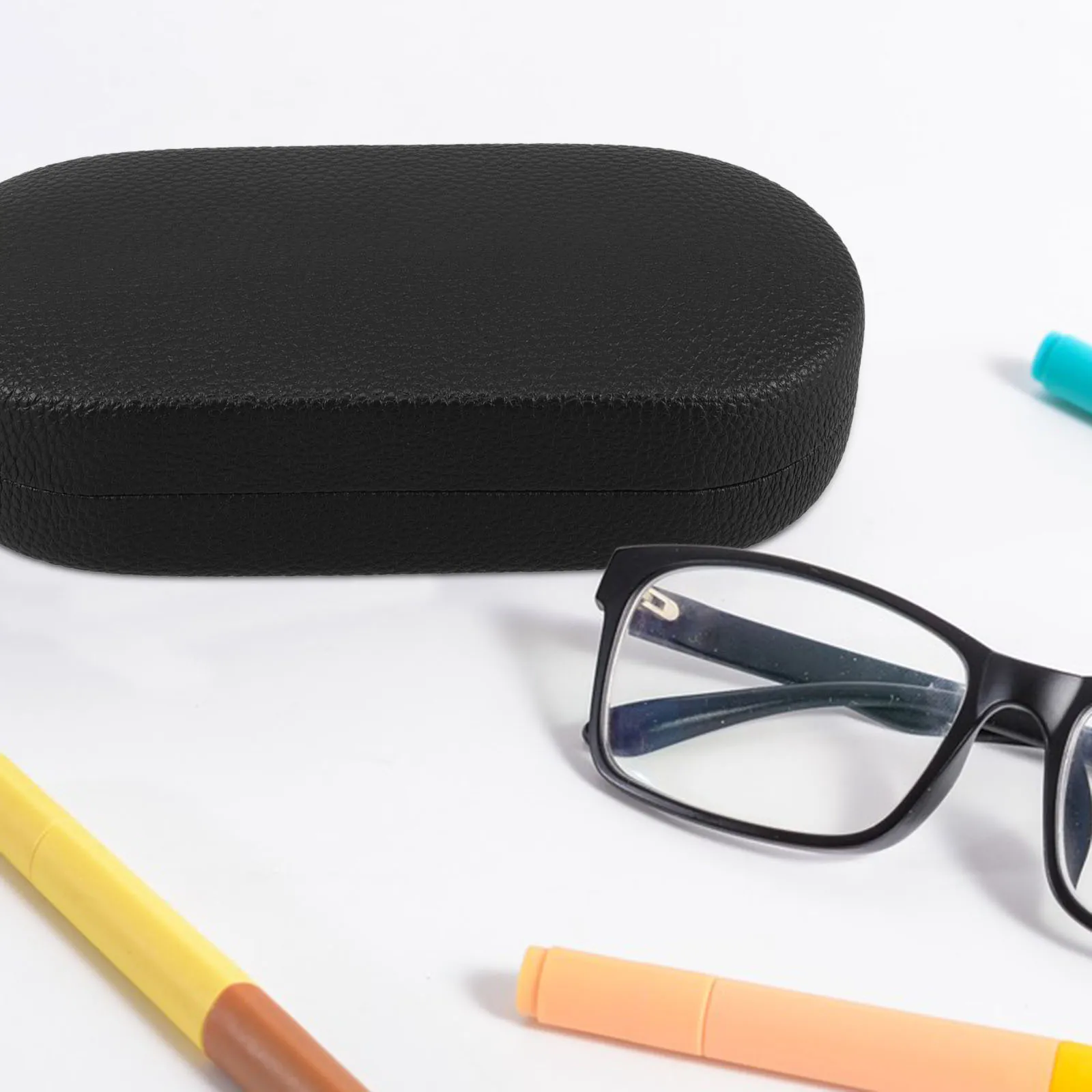 

Stylish Large Eyeglass Case Hard Shell Protection for Oversized Sunglasses Travel Hiking Portable Glasses Purse