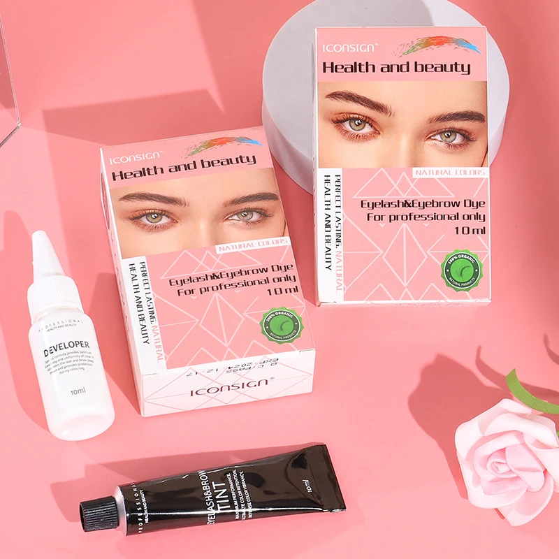 ICONSIGN-Extensions de faux cils, document naturel, étanche, longue durée, embausourcils, fournitures, outil de maquillage professionnel sûr