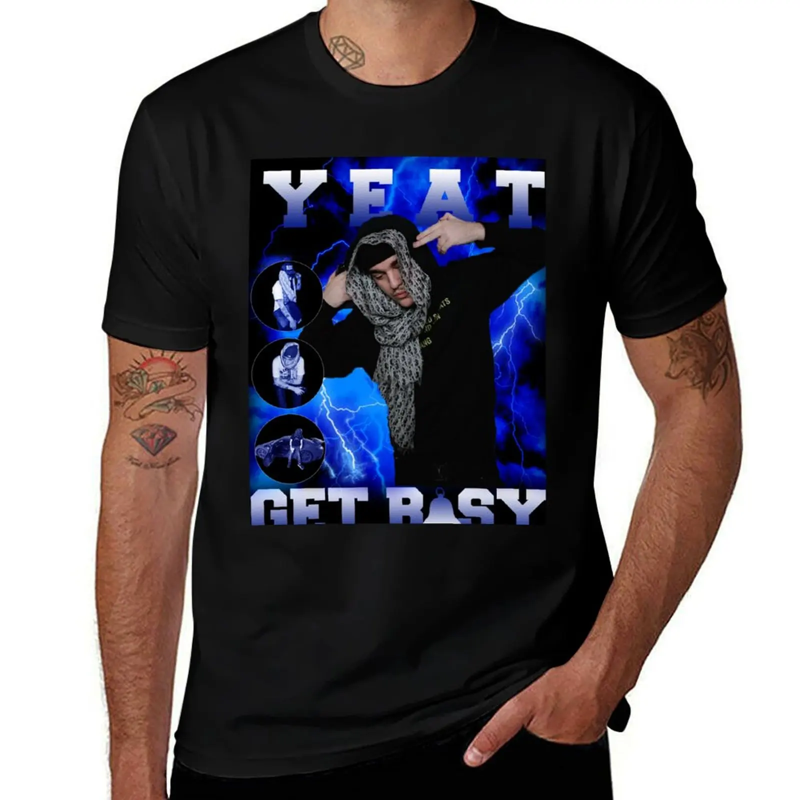 

Yeat T-Shirt man clothes vintage anime shirt hippie clothes plus size men clothing