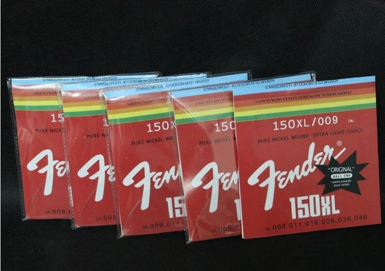 5 Juegos de cuerdas de guitarra eléctrica de acero Extra ligero con envío gratis, accesorios de fábrica al por mayor, 150XL(. 009-046)